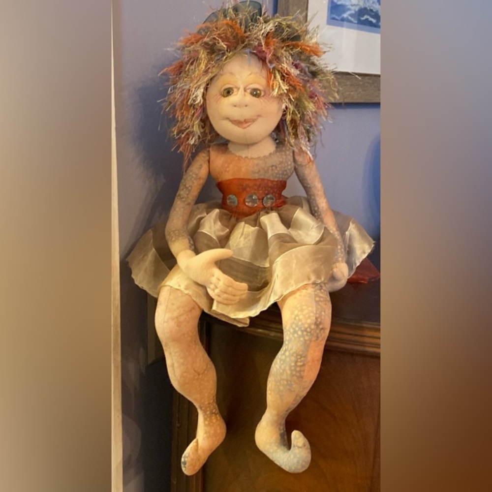 Handmade Fairy doll vintage in good condition